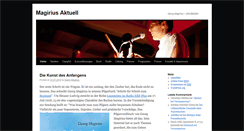 Desktop Screenshot of magirius-aktuell.de